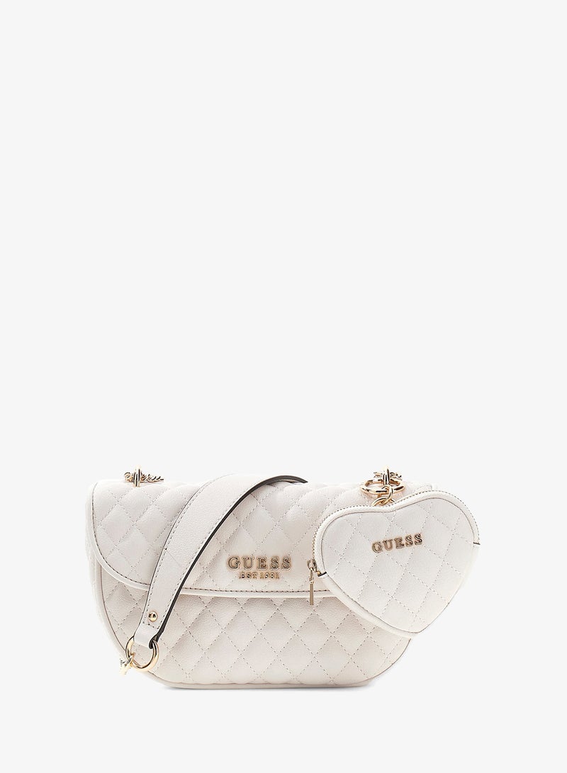 GUESS Atabey Quilted Convertible Shoulder Bag - Image 1